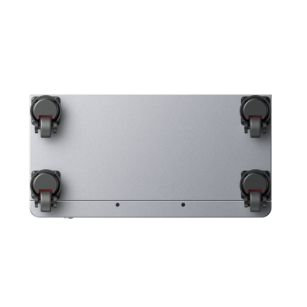 SolarFlow 4000 Mix AC+, onderzijde met wielen