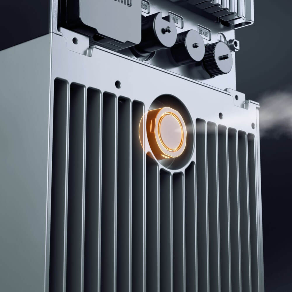HiBattery 4020 AC, detail aansluitingen