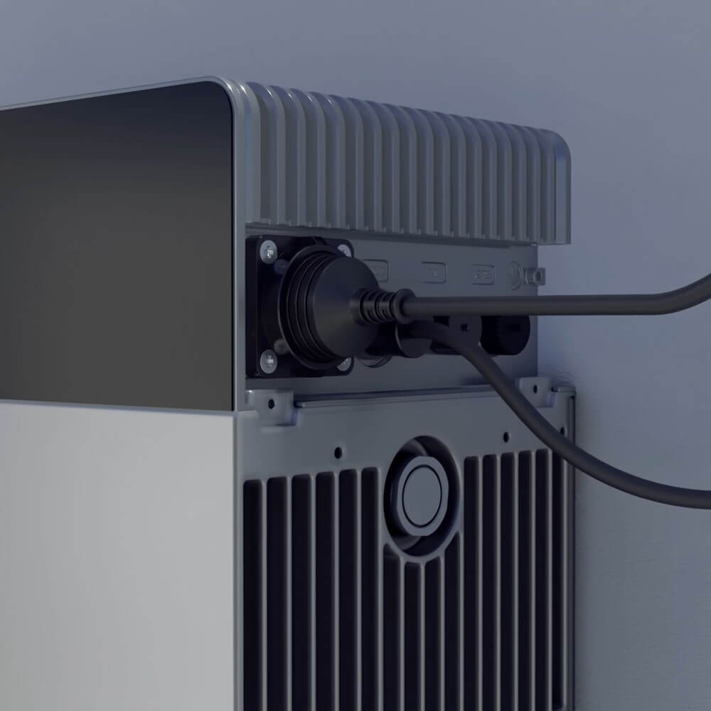 HiBattery 4020 AC, detail kabelaansluiting