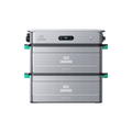 Zendure SolarFlow 2400 AC met 2× AB3000X-batterijmodule (5,76 kWh), vooraanzicht