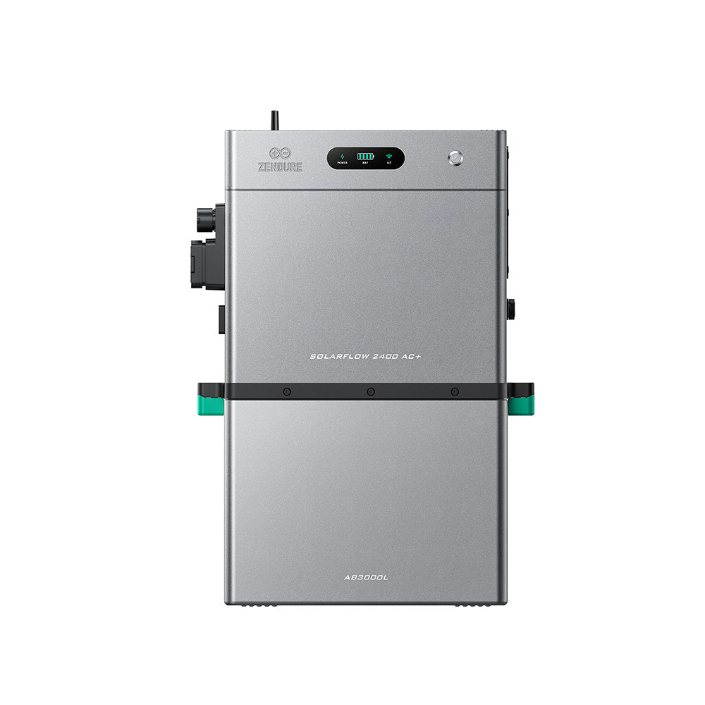 AB3000L onder een SolarFlow 2400 AC+