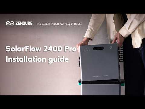 Zendure SolarFlow 2400 Pro (2,4 kWh, zonnepanelen rechtstreeks aansluitbaar)